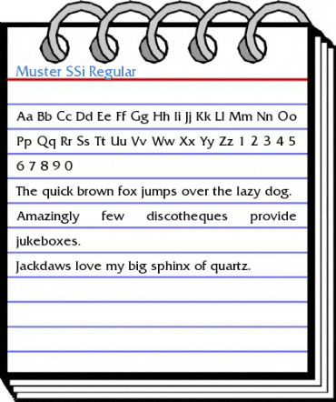 Muster SSi Regular Font