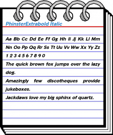 PhinsterExtrabold Font