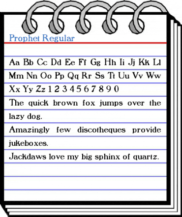 Prophet Regular Font