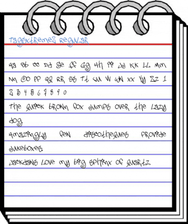 TagsXtreme2 Regular Font