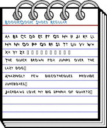 BoogieOogie Shoes Font