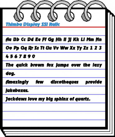Thimba Display SSi Font