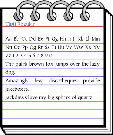 Tipti Regular Font