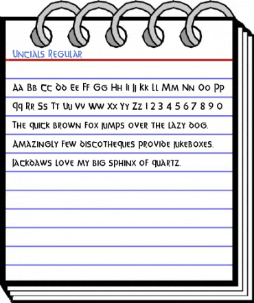 Uncials Font