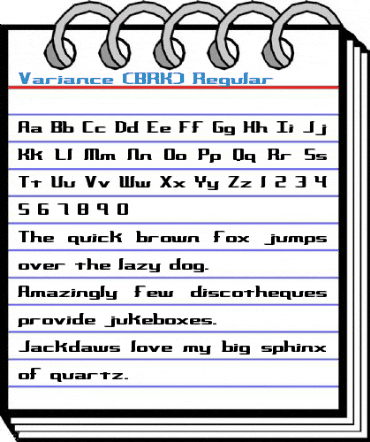 Variance (BRK) Font