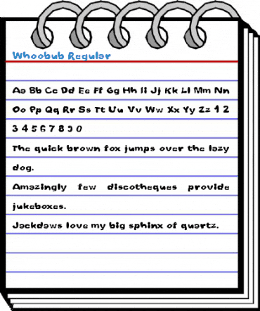 Whoobub Font