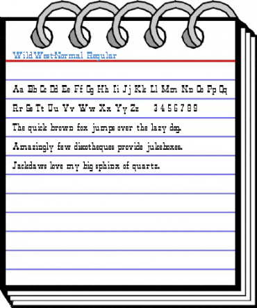 WildWest-Normal Font