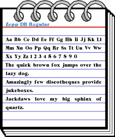 Zepp DB Regular Font