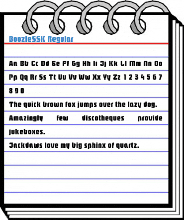 BoozleSSK Font