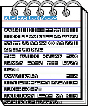 AlphaBloc Zoom Font