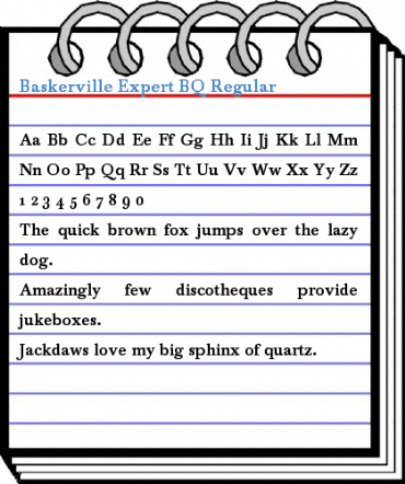 Baskerville Expert BQ Font