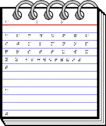 BrailleLatin Regular Font