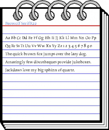 Beowolf SerifR22 Font