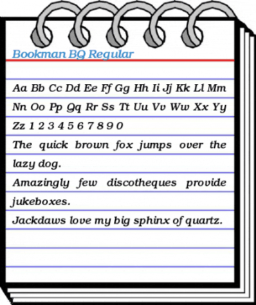 Bookman BQ Font