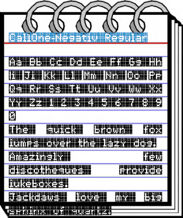 CallOne-Negativ Regular Font