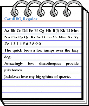 CatullBQ Regular Font