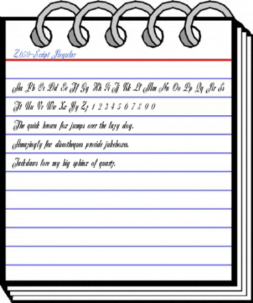 Z650-Script Font