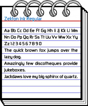 Zekton Ink Regular Font