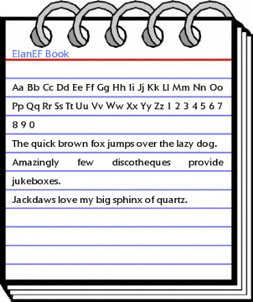 ElanEF Font