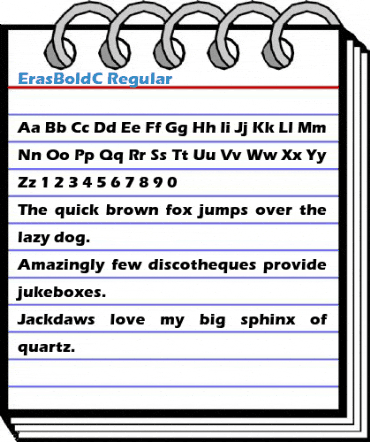 ErasBoldC Font