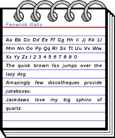 Fenwick Font