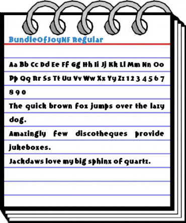 BundleOfJoyNF Font