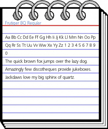Frutiger BQ Regular Font