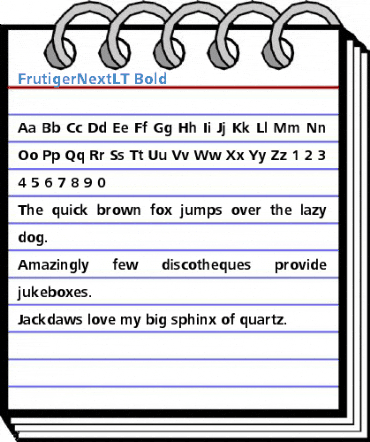 FrutigerNextLT Font