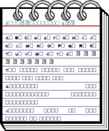 Zone23_asunder E23 Font