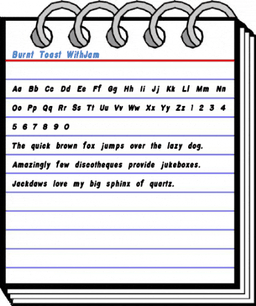 Burnt Toast WithJam Font