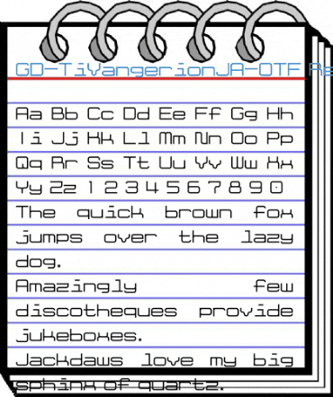 GD-TiVangerionJA-OTF Regular Font