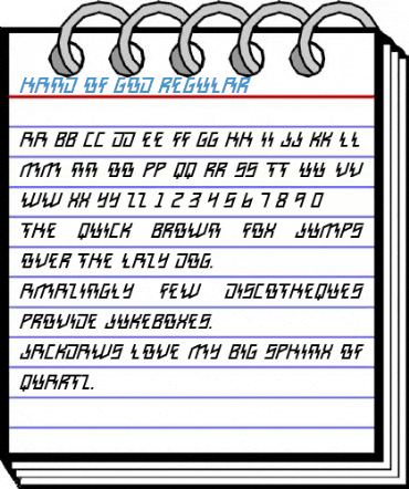 Hand of God Font