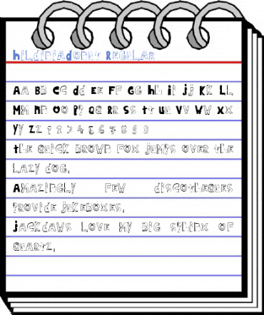 HildiniaDonut Font