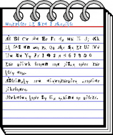 HotPlate LT Std 1 Font