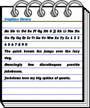 Iragtime Font