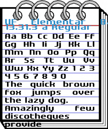 UF Elementar Basica 13.31.3 a Font