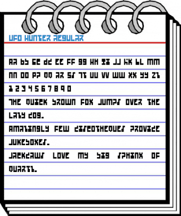 UFO Hunter Regular Font