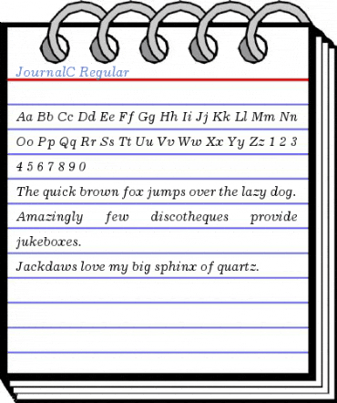 JournalC Font