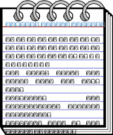Keycaps Deluxe Regular Font