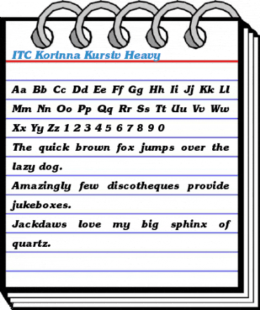 ITC Korinna Font