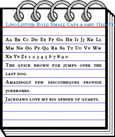 LinoLetter Font