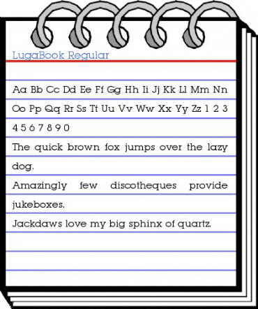 LugaBook Font