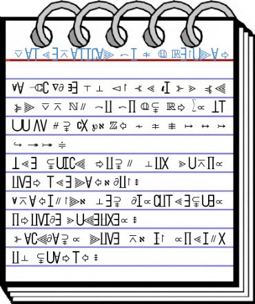 Mathematical Pi 2 BQ Font