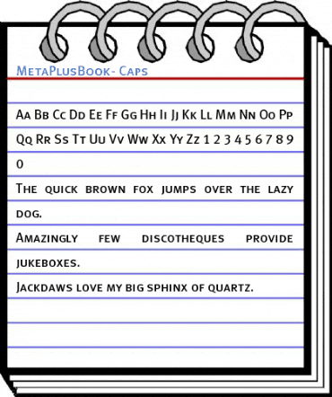MetaPlusBook- Font