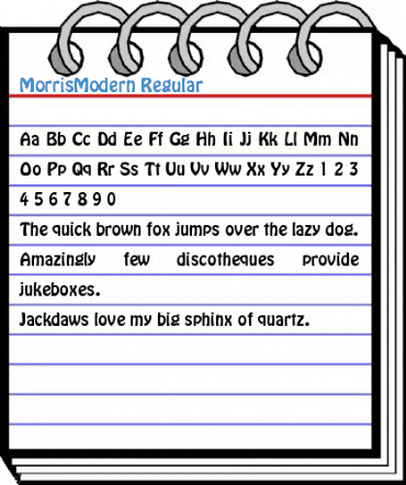 MorrisModern Regular Font