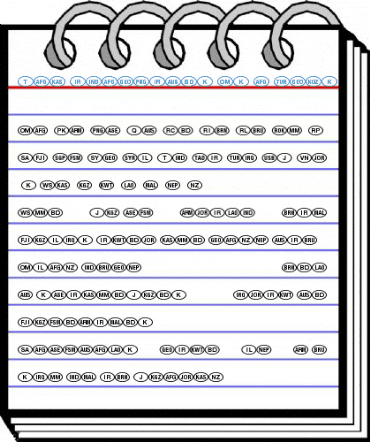 NationalCodes Asia Plus Font
