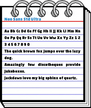 Neo Sans Std Ultra Font