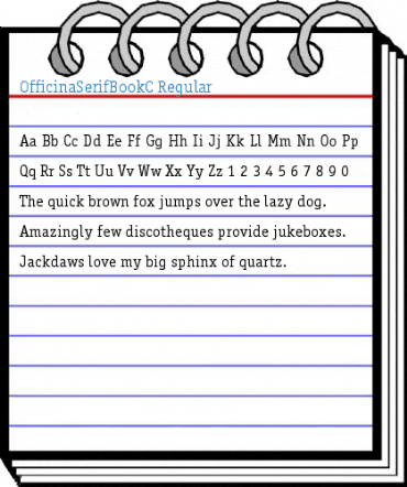 OfficinaSerifBookC Regular Font