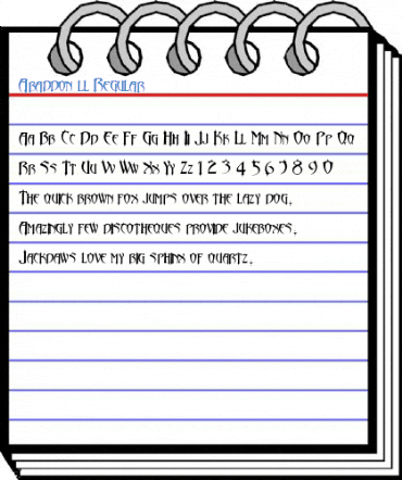 Abaddon ll Font