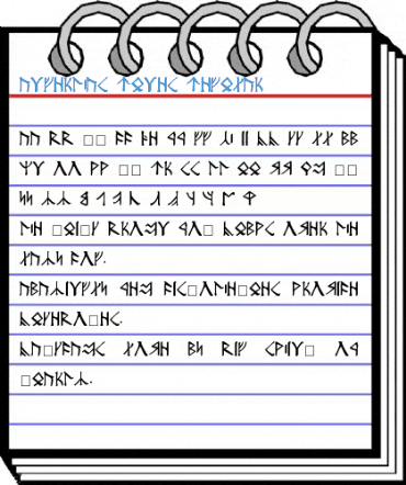 Angerthas Runes Font